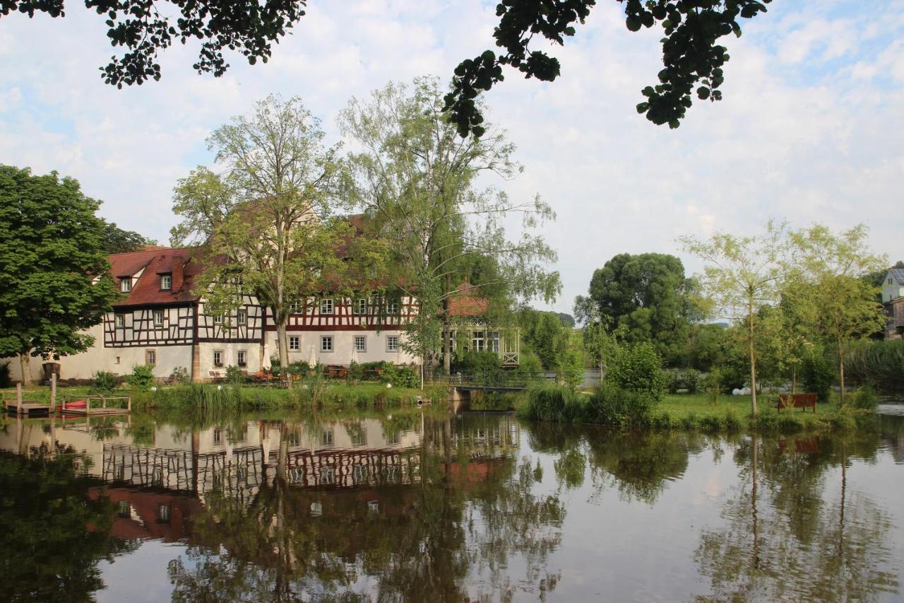 Gutshof Andres Hotell Kirchlauter Exteriör bild