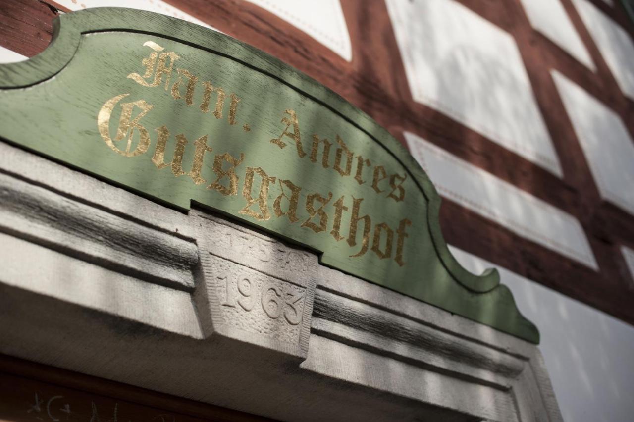 Gutshof Andres Hotell Kirchlauter Exteriör bild