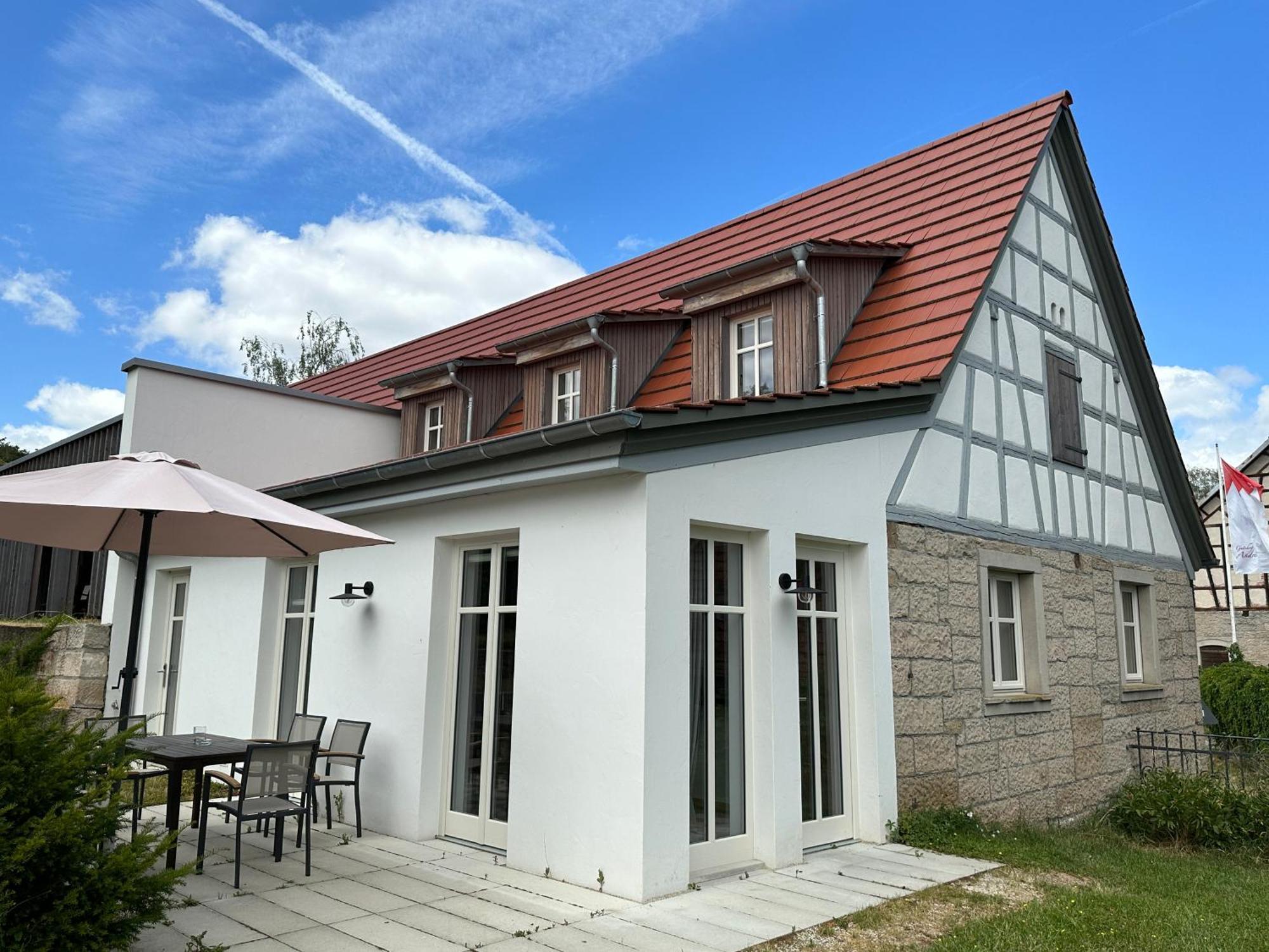 Gutshof Andres Hotell Kirchlauter Exteriör bild